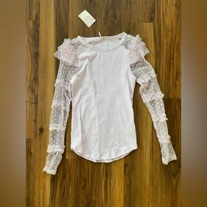 NWT free people lace top